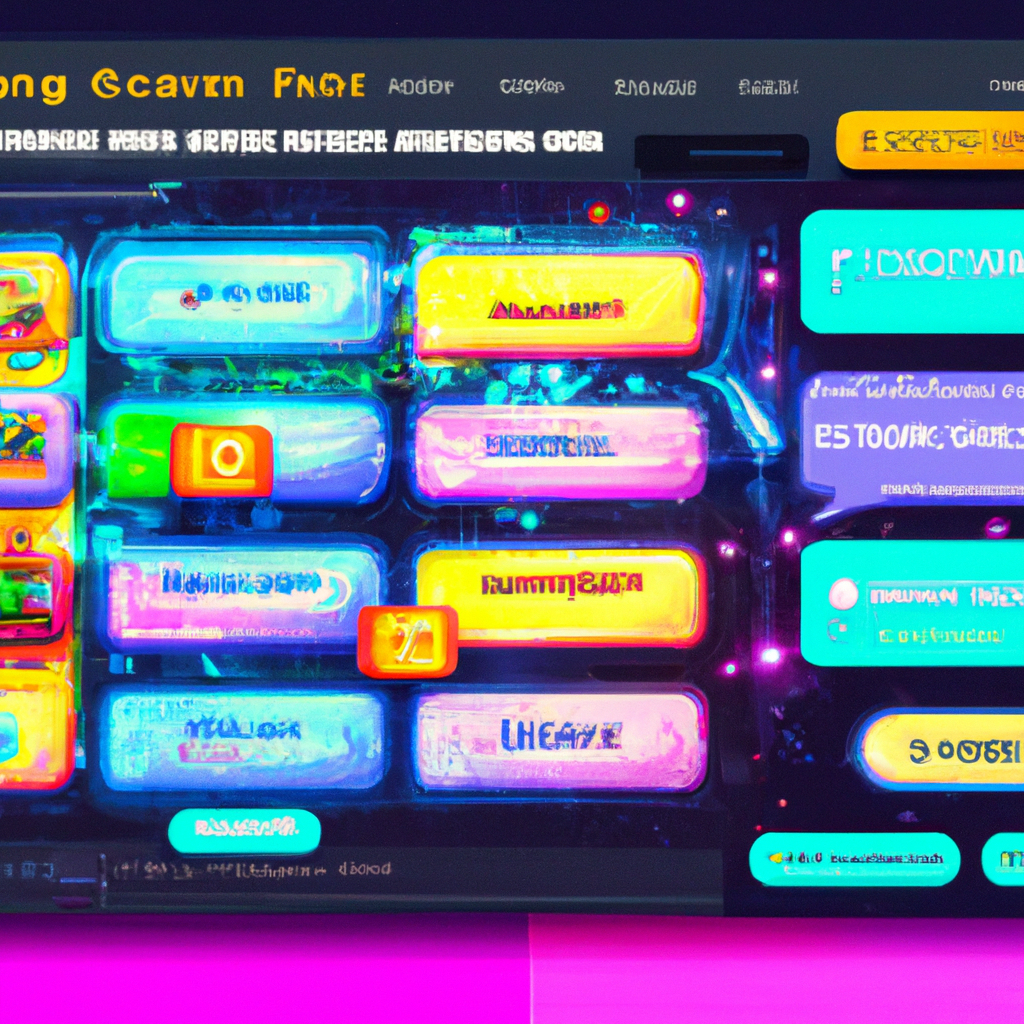 Gallery of retro-modern game cards